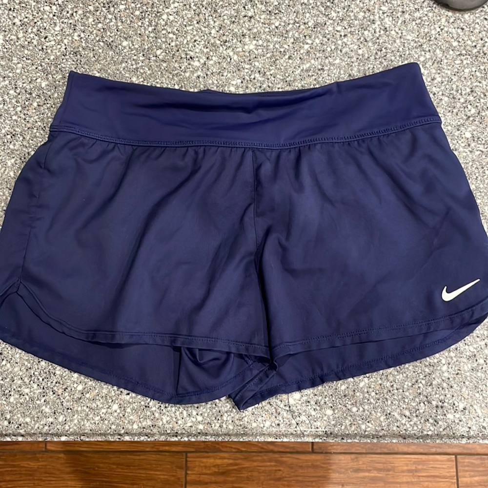Navy Blue Nike Tennis Shorts